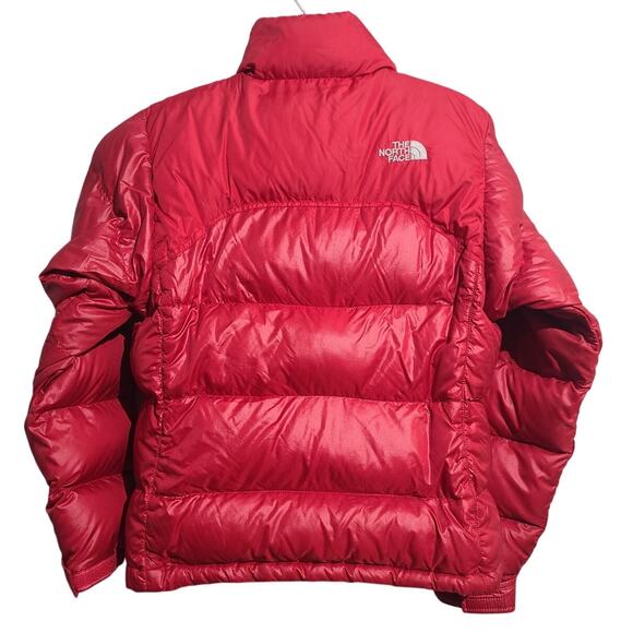 The North Face Women's Red Vintage 1996 Nuptse 700 Puffer Jacket Size S - Picture 2 of 7
